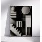Plakat geometryczny w stylu bauhaus